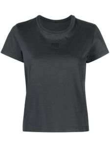 Alexander Wang t-shirt en coton à logo imprimé - Gris