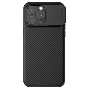 iPhone 15 Pro Nillkin CamShield Pro Hybride Hoesje - Zwart