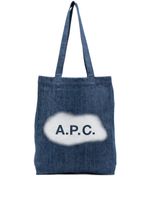 A.P.C. sac cabas Lou en jean - Bleu