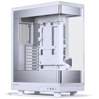 Phanteks Evolv X2, Mid-Tower Gaming Chassis, Verticaal Koelsysteem, Doorzichtig Gehard Glas Chassis, Geborsteld Aluminium Binnenpaneel met Geïntegreerde D-RGB Verlichting, Zilver Wit