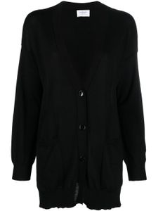 Wild Cashmere cardigan mi-long à boutonnière - Noir