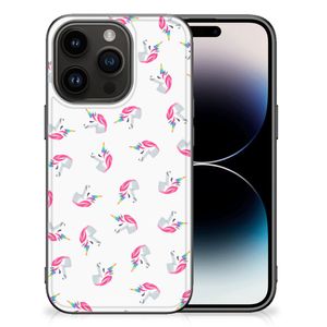 Back Case voor iPhone 15 Pro Unicorns