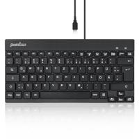 Perixx PERIBOARD-426 kabelgebonden USB mini toetsenbord met platte toetsen, 11666