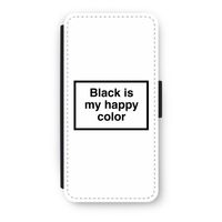 Black is my happy color: iPhone 7 Flip Hoesje - thumbnail