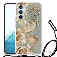 Case voor Samsung Galaxy A54 5G Vintage Bird Flowers