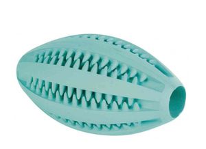 TRIXIE DENTA FUN RUGBY BAL RUBBER MUNTSMAAK 11CM 3ST