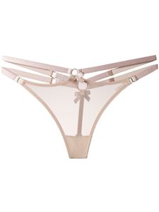 Bordelle Multi-Strap thong - Tons neutres