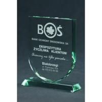 Viking Choice  Gegraveerde glazen trofee met koffer