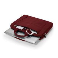 Dicota Slim Case Base 13-14.1 notebooktas 35,8 cm (14.1") Documententas Rood - thumbnail