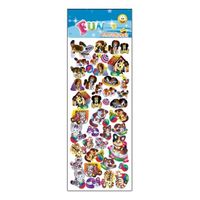 Stickervelletje animatie katten en honden