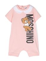 Moschino Kids grenouillère à imprimé Teddy Bear - Rose