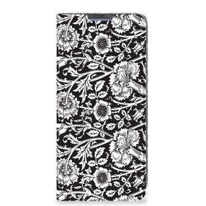 Poco X4 Pro 5G Smart Cover Black Flowers