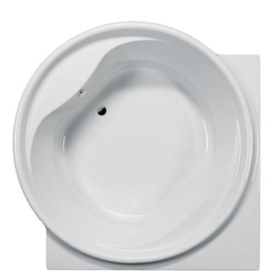 Badstuber Mauritius ligbad rond in hoek 162x45cm