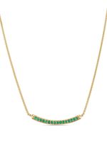 David Yurman collier Petite Pavé Bar en or 18ct