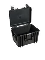 B&W outdoor.cases type 5500 (leeg) - Het origineel, leder, zwart, 495x365x315 (Typ 5500)