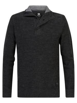 31% korting - Petrol Industries Heren Gebreide trui Zwart - M