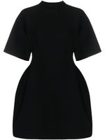 Balenciaga robe Hourglass à col rond - Noir