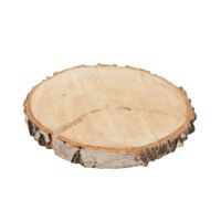 HBX Natural Living Decoratie boomschijf schors - hout - D24,5 cm   -