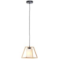 Brilliant Houten hanglamp Giseh piramid 23 x 23cm - 92844/09