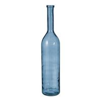 Mica Decorations Rioja Glazen Fles - H100 x Ø21 cm - Lichtblauw