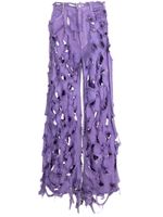 Natasha Zinko Destroyed Monster jeans - Violet