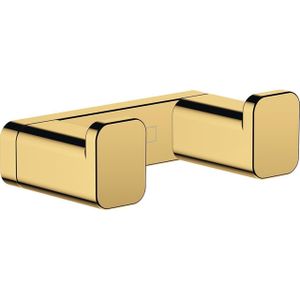 Hansgrohe Addstoris handdoekhaak dubbel polished gold optic 41755990