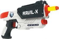 Toi Toys pistool Foam Strike X junior wit/grijs/rood 6 delig
