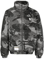 AAPE BY *A BATHING APE® doudoune à motif camouflage - Noir - thumbnail