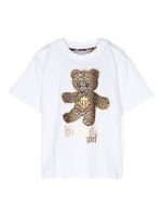 Philipp Plein Junior t-shirt à imprimé Teddy Bear - Blanc