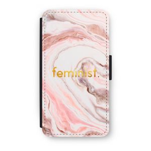 Feminist: iPhone XS Flip Hoesje