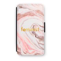 Feminist: iPhone XS Flip Hoesje - thumbnail