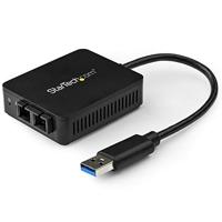 StarTech.com USB naar glasvezel converter - 1000Base-SX SC - MM - Windows/Mac/Linux - USB 3.0 Ethernet-adapter - Netwerkadapter (US1GA30SXSC)
