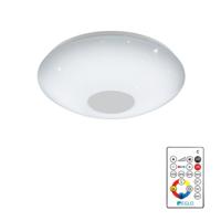 Eglo Plafonniere Voltago 2 RGB Crystal rond 30cm wit 95971 - thumbnail