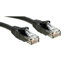 LINDY 45435 RJ45 Netwerkkabel, patchkabel CAT 6 U/UTP 5.00 m Zwart Snagless 1 stuk(s) - thumbnail