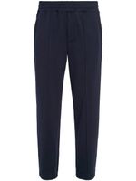 Zegna pantalon de jogging à coupe fuselée - Bleu