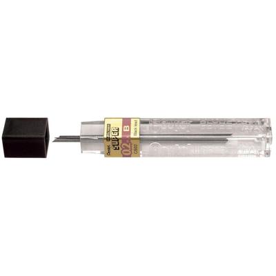 Pentel potloodstiften, 0,2 mm, B, etui van 12 stuks