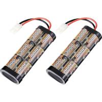 Reely NiMH accupack 7.2 V 3000 mAh Aantal cellen: 6 Stick Tamiya 2 stuk(s) - thumbnail