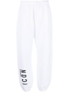 DSQUARED2 pantalon de jogging à logo Icon - Blanc