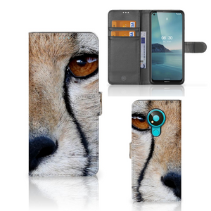 Nokia 3.4 Telefoonhoesje met Pasjes Cheetah