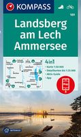 Wandelkaart 189 Landsberg am Lech - Ammersee | Kompass