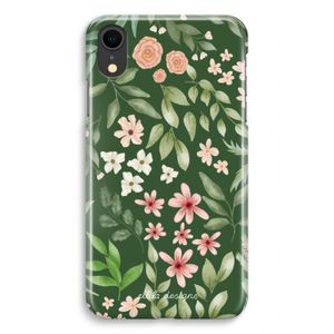 Botanical green sweet flower heaven: iPhone XR Volledig Geprint Hoesje