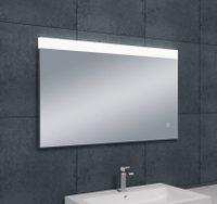 Badkamerspiegel Single | 100x60 cm | Rechthoekig | Directe en indirecte LED verlichting | Touch button | Met verwarming