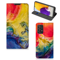 Bookcase Samsung Galaxy A72 (5G/4G) Watercolor Dark