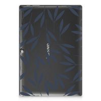 Lenovo Tab 10 | Tab 2 A10-30 Siliconen Hoesje Leaves Blue - thumbnail