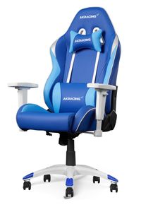 AKRacing California PC-gamestoel Gestoffeerde gevoerde zitting Blauw, Wit