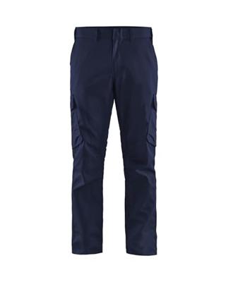 Blaklader 144418328985C46 industriële stretch werkbroek, marineblauw/korenbloem, maat C46