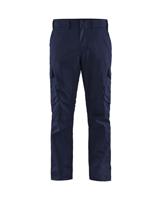 Blaklader 144418328985C46 industriële stretch werkbroek, marineblauw/korenbloem, maat C46