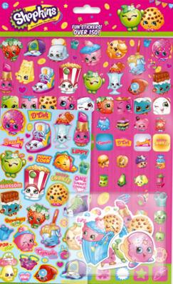 Funny Products stickers Shopkins junior roze/groen 150+ stuks Funny Products stickers Shopkins junior roze/groen 150+ stuks
