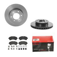 Remmenset, remschijf BREMBO, Remschijftype: Binnen geventileerd, Inbouwplaats: Vooras, u.a. für Mercedes-Benz, VW - thumbnail