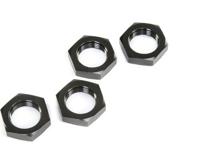 Losi - Wheel Nuts Black (4): 5ive-T 2.0 (LOS252098) - thumbnail